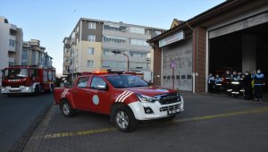 Depremin vurduğu İzmir'den dönen Tekirdağ arama kurtarma ekibi alkışlarla karşılandı