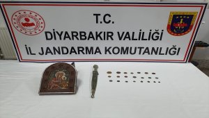 Diyarbakır'da tarihi eser operasyonunda 5 zanlı suçüstü yakalandı