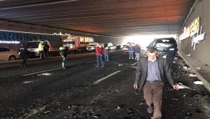 Diyarbakır'da zincirleme trafik kazası: 6 yaralı