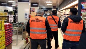 Edirne'de çok katlı binaların altındaki iş yerleri denetleniyor