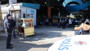 Edirne'de polisten Bulgarca Kovid-19 uyarısı