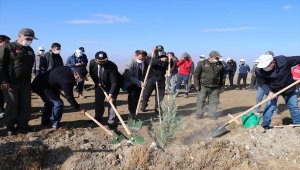 Elazığ'da sağlık çalışanları için 1500 fidanlık hatıra ormanı