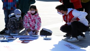 Erzurum'da kış sporları vatandaşlara tanıtıldı
