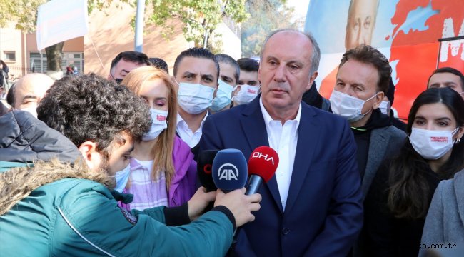 Eski CHP Milletvekili Muharrem İnce, Çankırı'da esnafı ziyaret etti