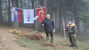 "Geleceğe Nefes" kampanyasında Sırbistan'da 1000 fidan dikildi