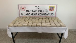 Hakkari'de 50 kilo 852 gram eroin ele geçirildi