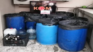Hatay'da 308 litre sahte içki ele geçirildi