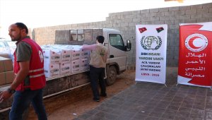 İHH'dan Libya'ya 6 konteynerlik insani yardım