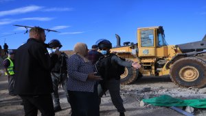 İsrail güçleri Batı Şeria'da 4 Filistinli aileyi evsiz bıraktı