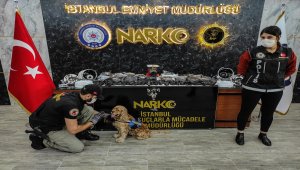 İstanbul'da kargo şirketinde 64 kilo 280 gram afyon sakızı ele geçirildi