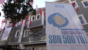 Kadırga Sanat Galerileri "Ebru Sanatının Son 500 Yılı" sergisiyle açıldı