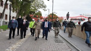 Kahramanmaraş, Malatya ve Kilis'te Kovid-19 denetimi yapıldı