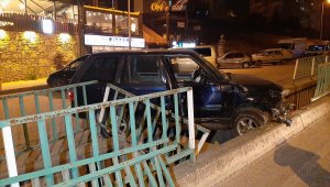 Karabük'te su kanalına düşen cipte 1 kişi yaralandı