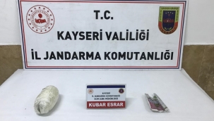 Kayseri Son Dakika: Yolcu otobüsünde 450 gr esrar ele geçirildi