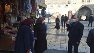 Kayseri Valisi Günaydın Kovid-19 tedbirleri denetimine katıldı