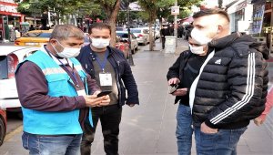 Kırıkkale'de Kovid-19 tedbirleri kapsamında sigara ve maske denetimi yapıldı