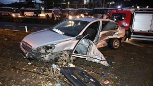 Manisa'da trafik kazası: 2 yaralı