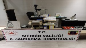 Mersin'de jandarmadan kaçak muayenehaneye baskın