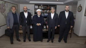 Mescid-i Aksa İmam Hatibi Şeyh İkrime Sabri, AA'yı ziyaret etti