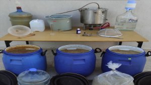 Muğla'da 226 litre sahte içki ele geçirildi