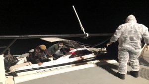 Muğla'da Türk kara sularına itilen 8 sığınmacı kurtarıldı