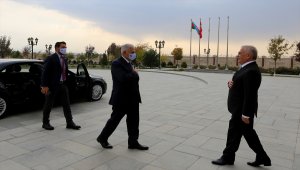 Nahçıvan Özerk Cumhuriyeti Ali Meclisi Başkanı Vasif Talibov Binali Yıldırım'ı kabul etti