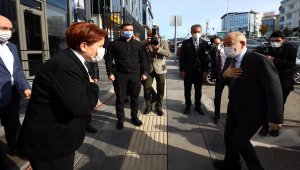Saadet Partisi Genel Başkanı Karamollaoğlu'ndan Akşener'e ziyaret