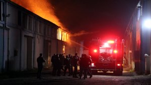 Sakarya'da fabrika yangını
