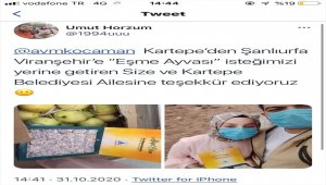 Şanlıurfa'da yaşayan hamile kadının "Eşme ayvası" isteği yerine getirildi
