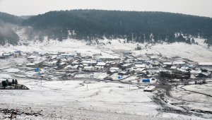 "Şehitler diyarı" Sarıkamış beyaza büründü