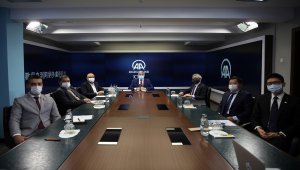 Tayvan heyetinden AA'ya ziyaret