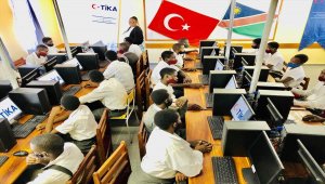 TİKA'dan Namibya'ya bilgisayar laboratuvarı