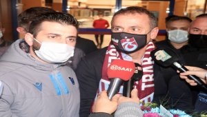 Trabzonspor'un yeni teknik direktörü Abdullah Avcı, Trabzon'a geldi