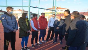 Türkiye ve Ukrayna atletizm milli takımları Kütahya'da kampa girdi