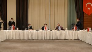 TÜRSAB Başkanı Bağlıkaya seyahat acenteleri temsilcileriyle Mardin'de bir araya geldi: