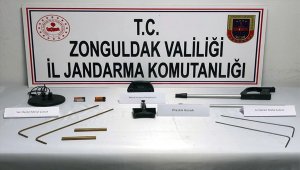 Zonguldak'ta kaçak kazı yapan 3 kişi yakalandı