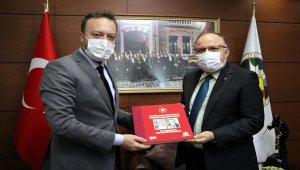 Zonguldak Valisi Tutulmaz AA Sakarya Bölge Müdürü Velioğlu'nu kabul etti