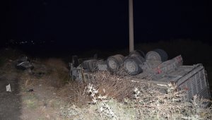 Aydın'da kamyonun çarptığı motosikletin sürücüsü hayatını kaybetti