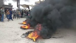 Deyrizorlu Araplar, terör örgütü YGP/PKK'nın halkı yakıttan mahrum bırakmasını protesto etti