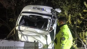 Tekirdağ'da hafif ticari araç devrildi: 1 ölü, 1 ağır yaralı