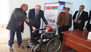 TİKA'dan Libya'da engellilere tekerlekli sandalye desteği
