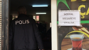 Adana'da kahvehanede yakalanan 16 kişiye Kovid-19 tedbirlerini ihlalden ceza