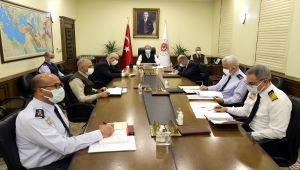 Akar'dan birlik komutanları ile yılın ilk video konferans toplantısı