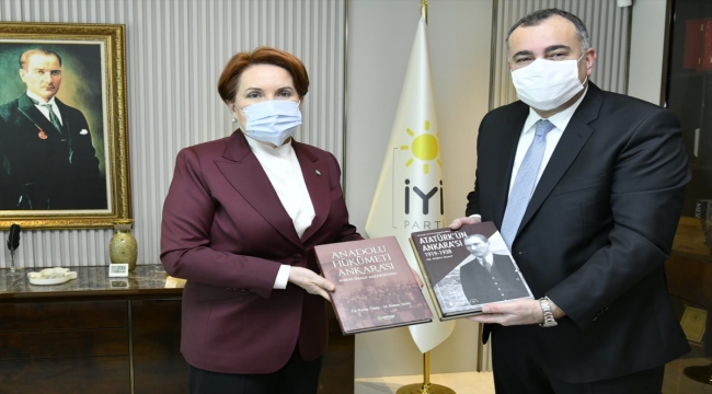 Akşener, Çankaya Belediye Başkanı Taşdelen'i kabul etti
