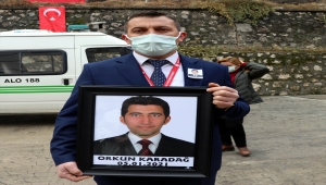 Amasya'da Kovid-19 nedeniyle yaşamını yitiren sağlık çalışanı son yolculuğuna uğurlandı