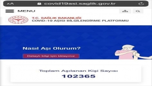 Bakan Koca: "Şu an itibarıyla birinci doz aşısını olan sağlık çalışanı sayısı 100 bini geçti"