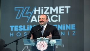 Bakan Varank, Kocaeli'de Başiskele Belediyesi 74 Hizmet Aracı Teslim Töreni'ne katıldı: (2)