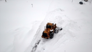 Bitlis'te 41 iş makinesi ve 80 personelle karla mücadele çalışması yürütülüyor