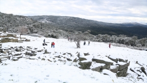 Bodrum ve Milas'a kar yağdı