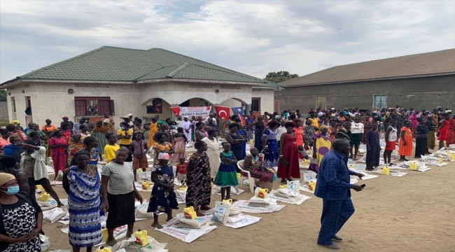 Cansuyu Derneğinden Güney Sudan'daki sel mağdurlarına gıda yardımı